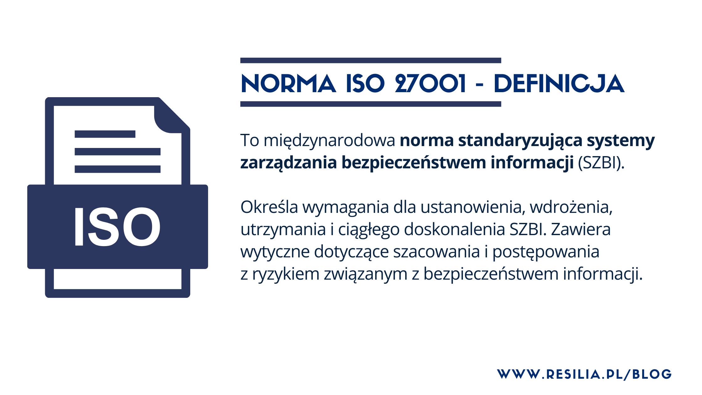 Norma ISO 27001 definicja