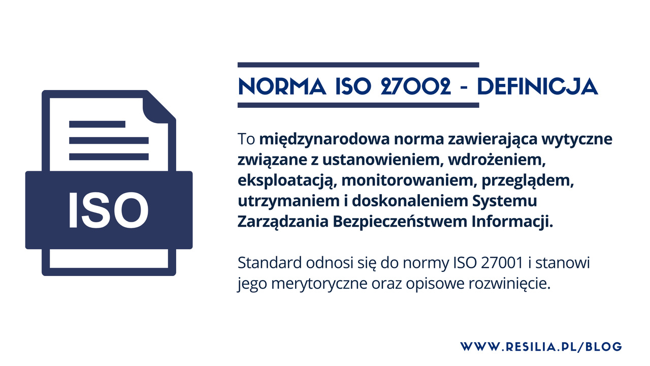 Norma ISO 27002 - definicja