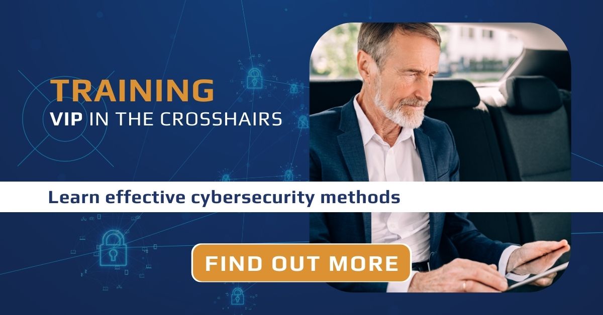 Cybersecurity training for high-ranking, decision-making, and influential individuals